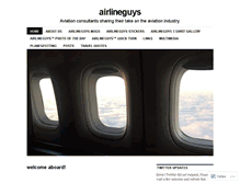 Tablet Screenshot of airlineguys.com